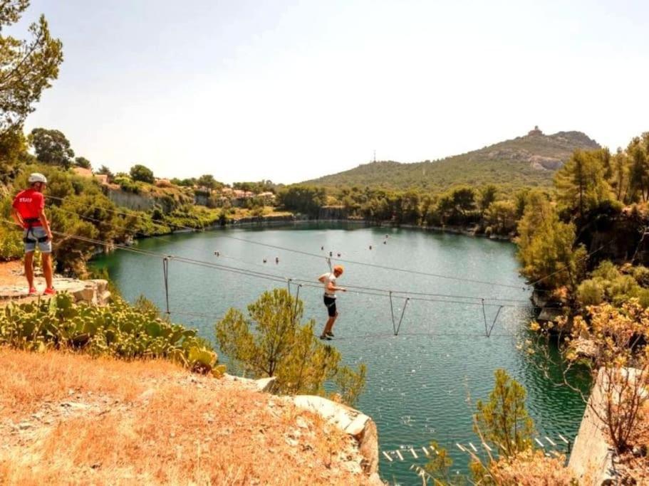 Dans Un Cadre D'Exception, Vue Mer Panoramique A Agay Cote D'Azur, Village Vacances Cap Esterel, T2 Avec Jardin, Golf, Climatisation, Wifi, 5 Piscines Saint-Raphaël Exterior foto