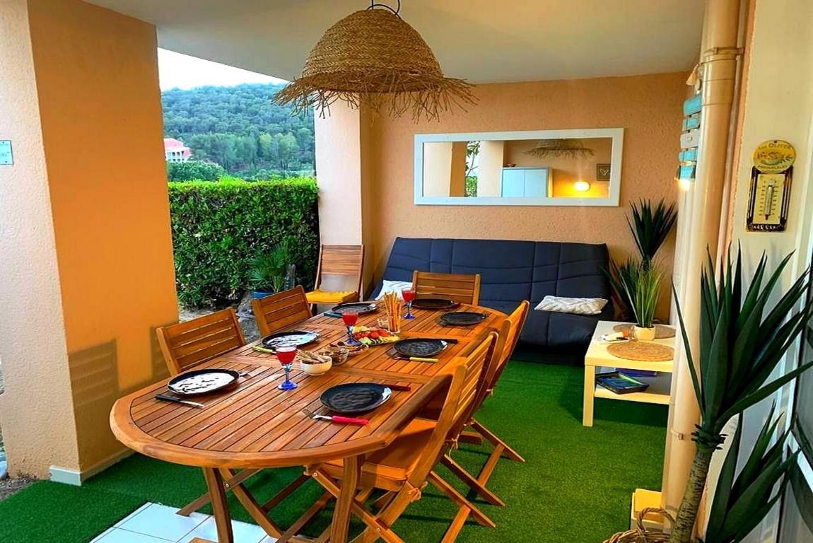 Dans Un Cadre D'Exception, Vue Mer Panoramique A Agay Cote D'Azur, Village Vacances Cap Esterel, T2 Avec Jardin, Golf, Climatisation, Wifi, 5 Piscines Saint-Raphaël Exterior foto